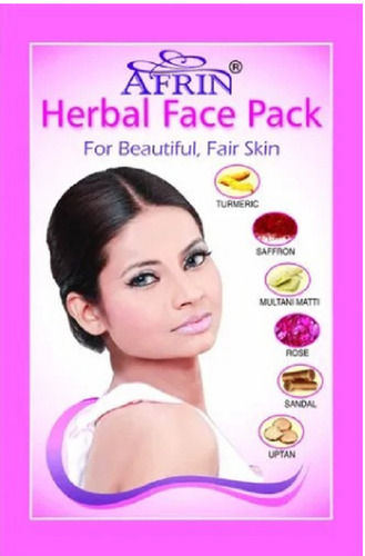 Herbal Face Pack For Fair Skin Care With 1 Months Shelf Life