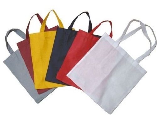 Lightweight And Multi-Color Plain Non-Woven Carry Bags For Shopping Handle Material: Non Woven Fabric