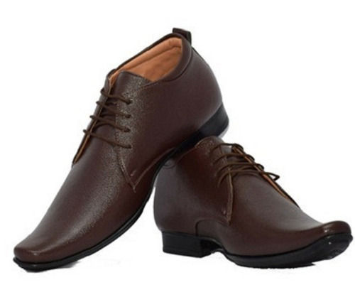 Men's Light Weight And Medium Heal Pu And Leather Formal Shoe