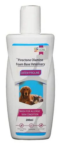 Piroctone Olamine Foam Base Veterinary Dog Shampoo For Skin, Pack Size 200 ml