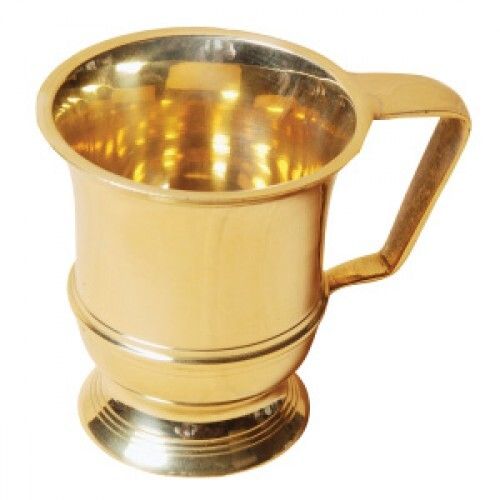 Golden Rust Resistant Brass Water Jug For Kitchen Use