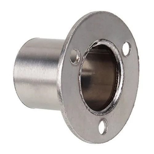 Silver Hot Rolled Round Mild Steel Pipe Flanges For Industrial Uses 