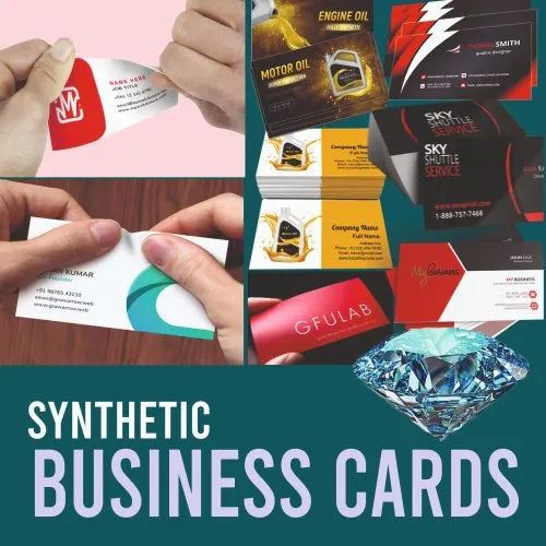 Synthetic Business Visiting Card Printing Service