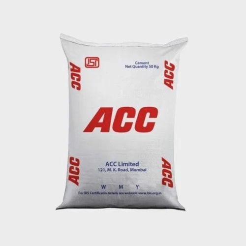 Grey 50 Kg ,53 Grade, Strong Binding Long Lasting Natural Sand Acc Cement For Building Construction