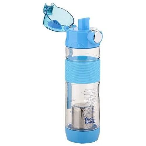 650 Ml Round Plastic Material Alkaline Water Bottles