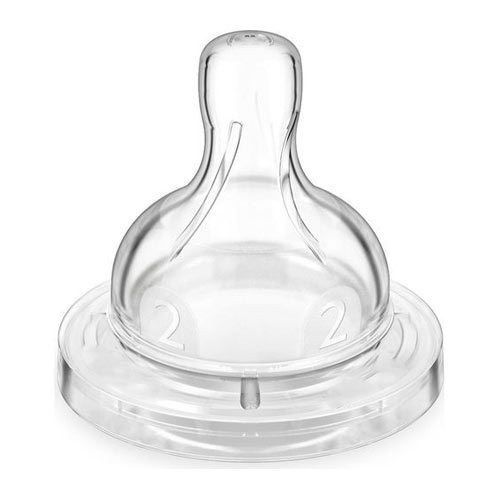 6x5x7 Cm Food Grade Transparent Flexible Silicone Baby Bottle Nipples