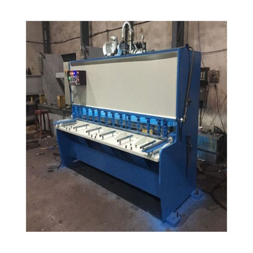 Automatic Hydraulic Shearing Machine - High-Grade Material, Blue Color | Automatic PLC Control, CNC Enabled, Quality Inspected for Optimal Performance