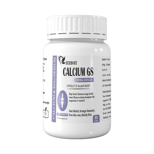 Calcium Gs Herbal Capsules (Pack Of 1X224 Bottles) Ingredients: Moringa 50Mg