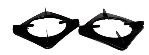 कास्ट आयरन एंड मेटल ओपन Lpg गैस स्टोव पैन सपोर्ट, 2 पीस का सेट ग्रॉस वेट: 3.850 किलोग्राम