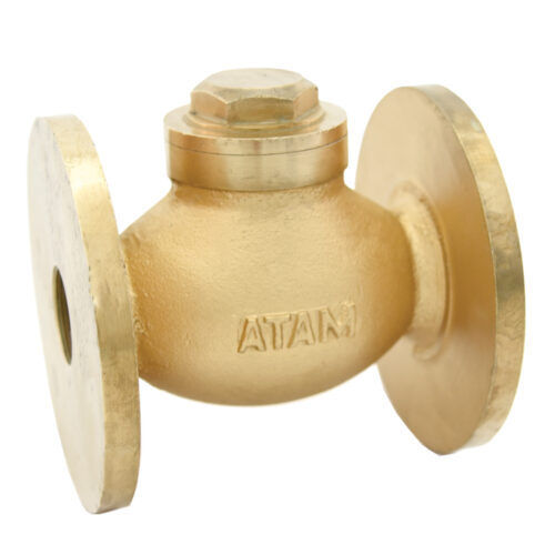 Bronze Horizontal Lift Check Valve, Flanged Ends Application: Water Steam