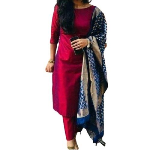 Pure Cotton Silk Women Kurti Pant Set Suit at best price in Dehradun | ID:  24308348630
