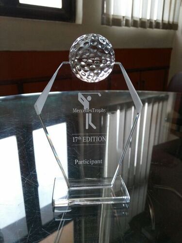 Laser Engraved Golf Ball Trophy Dimension(L*W*H): 8 Inch (In)