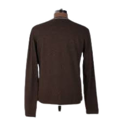 Cotton Full Sleeve Shirt - Size S, L, XL, XXL | Breathable Fabric, Classic Collar, Plain Brown Design