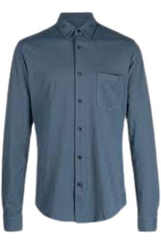 Men Plain Full Sleeves Casual Wear Comfortable Breathable Cotton Shirt