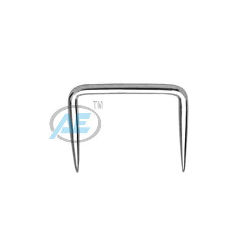 Silver Staple U Type Steel Orthopedic Implant For Hospitals