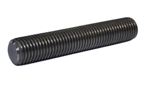 Black 10.2 Grams Round Galvanized Full Threaded Mild Steel Stud Bolt 