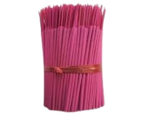 10 Inch Rose Flavored Eco Friendly Pink Bamboo Incense Stick
