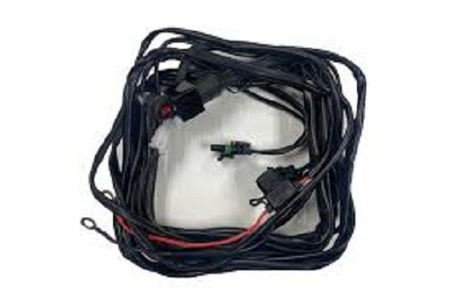 Black 220 Volt Rated Voltage Plastic Harness Assembly Wire With 105 To 200-Degree Rated Temperature