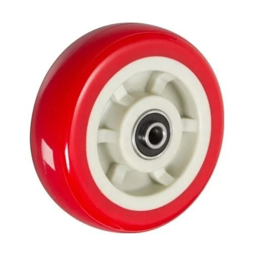 2x0.5 Inches Polyurethane Pu Wheels For Trolley Use