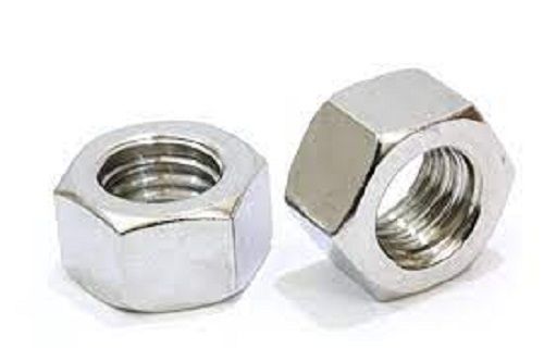 Silver 3-8 Mm Sizes Stainless Steel 9.0 Mm Standard Hex Nuts For Industrial Usage