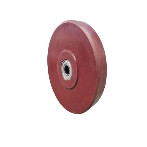 Green 6X2 Inches Uhmw Block Wheel For Heavy Industry Use