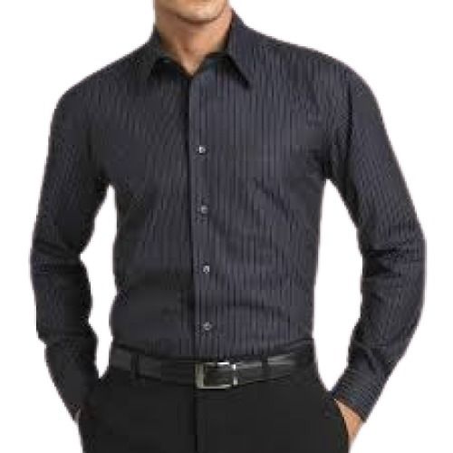 Men Comfortable Breathable Fancy Soft Cool Full Sleeve Plain Formal Shirt Collar Style: Classic