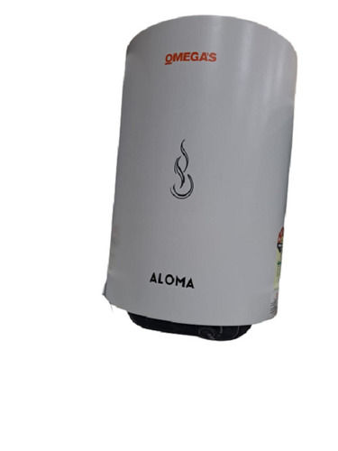 White Omegas Aloma Automatic Electric Wall Mounted Water Geyser