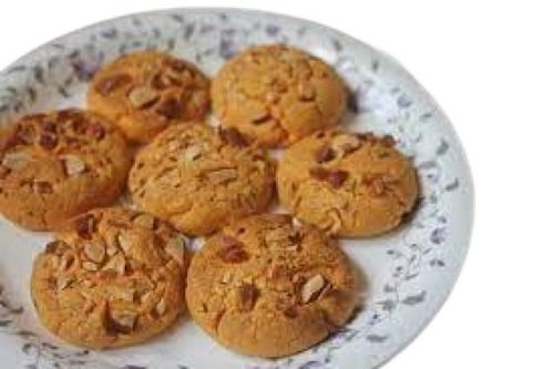 Round Shape Hygienically Packed Sweet Badam Biscuit