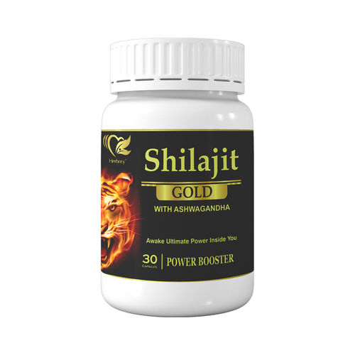 Shilajit Gold with Ashwagandha Capsules (Pack of 1x224 Bottles)