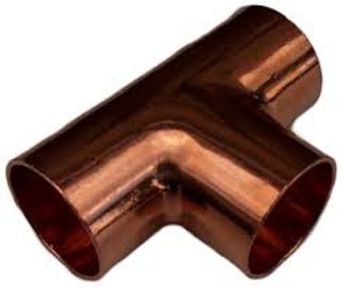 Yellow T Shape Copper Pipe Fittings