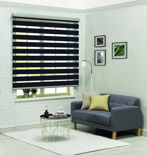 Zebra Blinds Dual Shades Freddy For Window With Thickness 0.43 mm