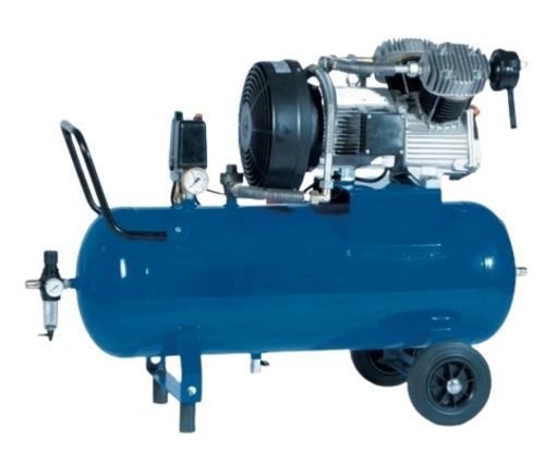 Blue 440 Volt Portable Oil Free Piston Air Compressor, Size 1150X400X800 Mm