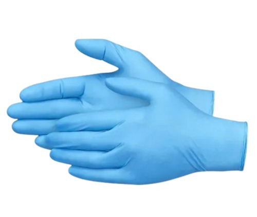 नीला 5.3 ग्राम डिस्पोजेबल और आरामदायक सादा लेटेक्स सर्जिकल दस्ताने