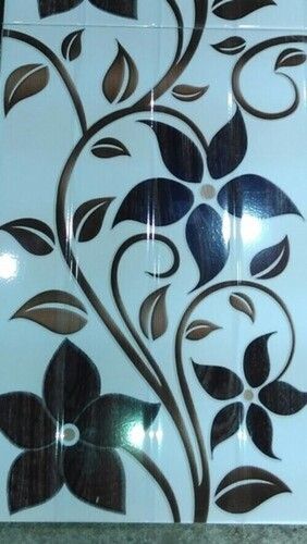 Multi Color 6 Mm Thick Wall Mounted Glossy Finish Ceramic Designer Tiles, Size 12 X 18 Inch