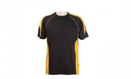 Short Sleeve Round Neck Polyester Sports T Shirt For Mens  Age Group: Adults