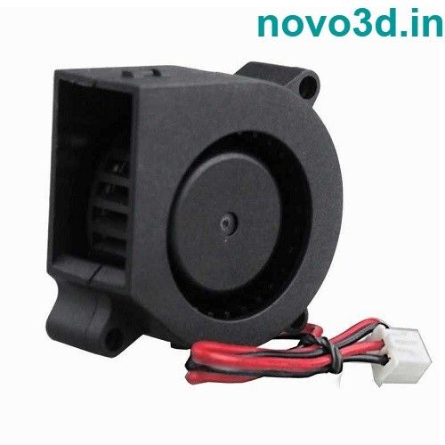 Black Cooling Turbo 5015 Radial Fan 12 V/24 V