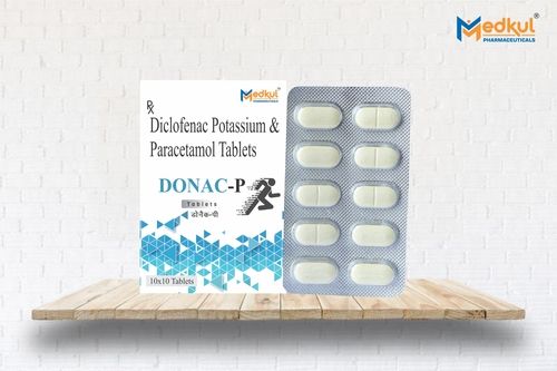 Diclofenac Potassium 50 Mg Paracetamol 325 Mg Tablets