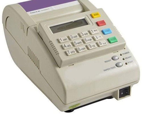 दुकान और स्टोर के लिए इलेक्ट्रिक सेमी ऑटोमैटिक बिलिंग मशीन