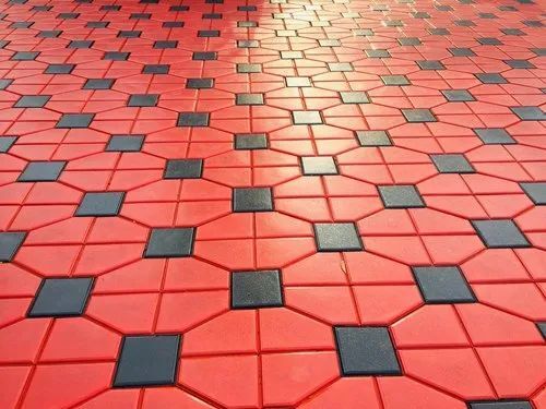 Silver Parking Tiles