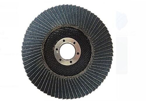 Silver And Black Round Aluminium Flap Disc For Grinding