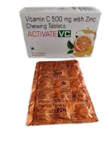 Vitamin C Chewable Tablet - Tablet Form, Recommended Dosage by Doctor | Prevents Low Vitamin C Levels, Supports Adults Against Scurvy Symptoms