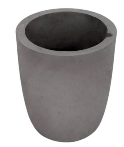 10.16X10.16X10.67 Cm 600 Gram 1.8 G/Cm3 Round Graphite Crucibles  Chemical Composition: Clay-Graphite-Ceramic Bonded