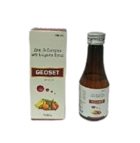 100 Ml Geoset B Complex Syrup General Medicines