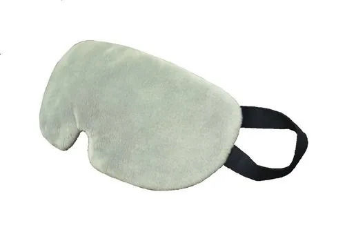 19*8 Cm Plain Soft Comfortable Elastic Rubber Fit Cotton Sleeping Eye Mask