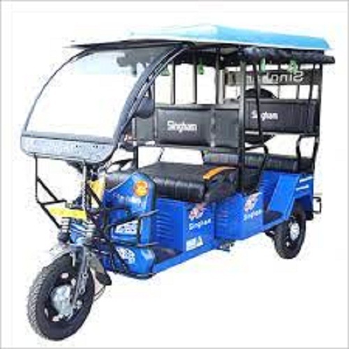 Blue Colour Electric Rickshaw