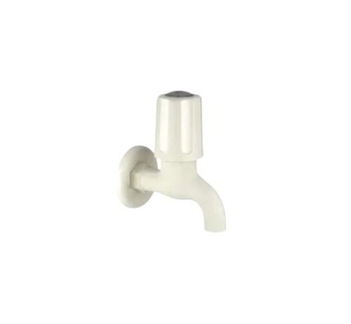 Light Yellow Durable And Wall Mounted Polyvinyl Chloride Plastic Water Tap