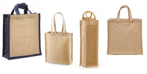 Steel Machine Made Plain Designer Natural Brown Jute Bag