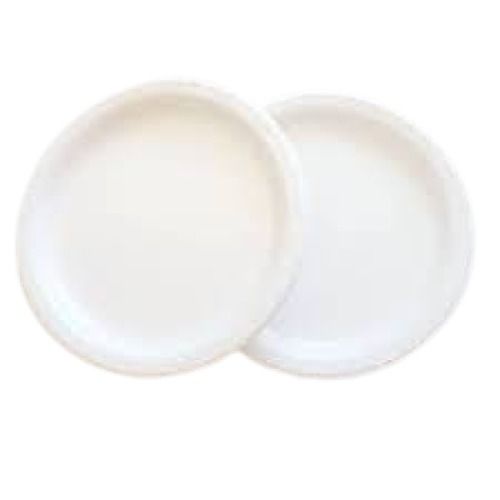 Round Heat Resistance Plain Disposable Paper Plates For Events