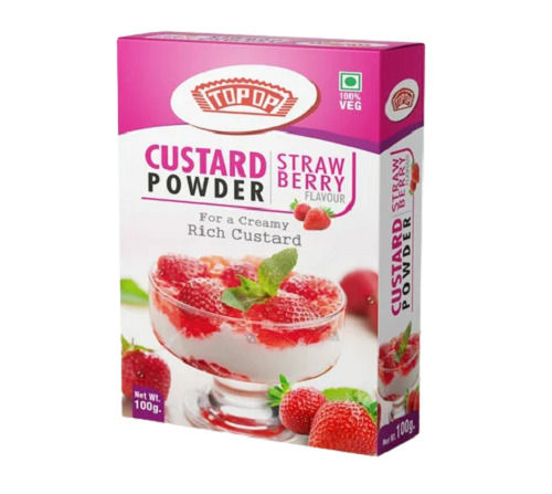 100 Gram Grounded Strawberry Custard Powder Age Group: Children