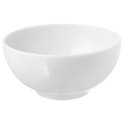 White 200 Ml Storage 100 Grams Round Rigid Polyvinyl Chloride Plastic Bowl 